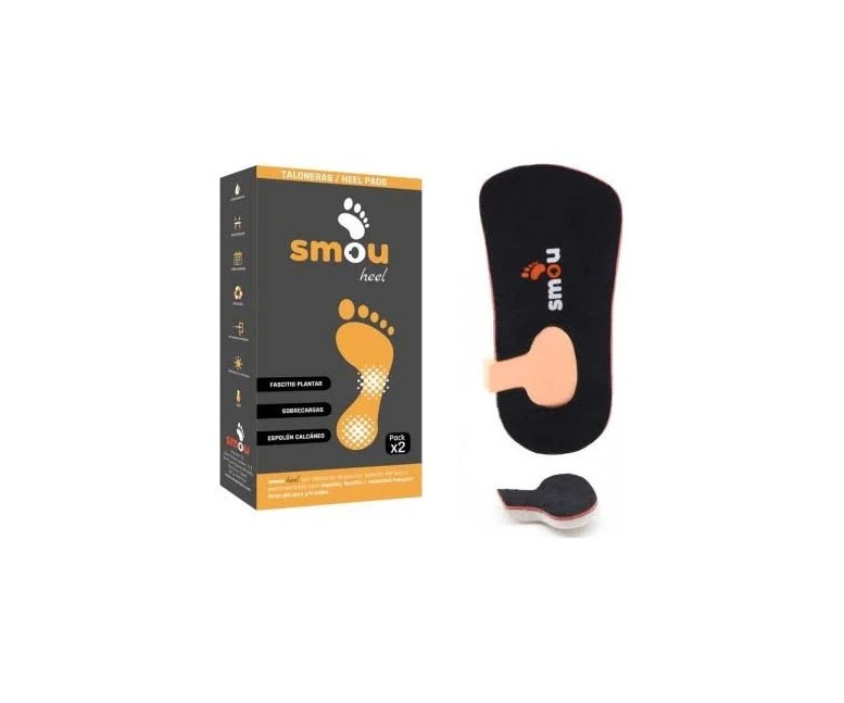 Smou heel talonera fascitis-espolón t45/46/47 2 ud Smou Plantillas