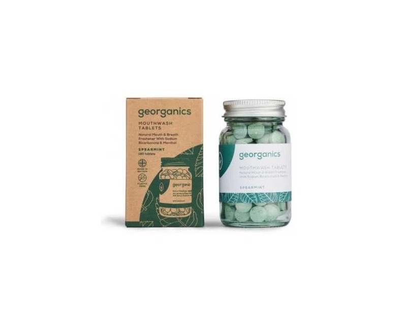 Enjuague bucal hierbabuena pastillas 180 tab Georganics