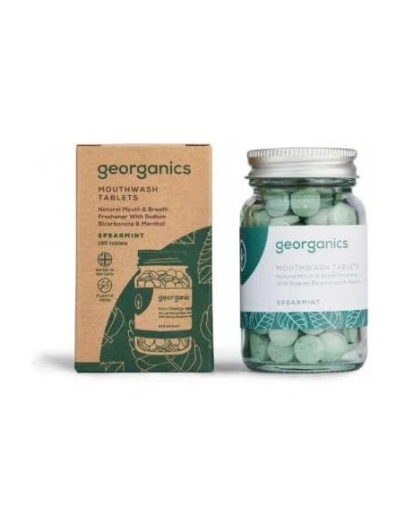 Enjuague bucal hierbabuena pastillas 180 tab Georganics