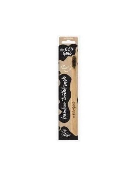 Cepillo de dientes adulto medio negro 1 unidad The Eco Gang