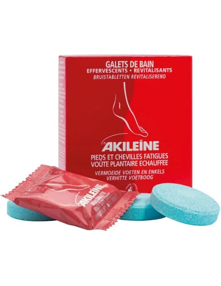 Pastillas efervescente revitalizante para pies 6 tab Akileine