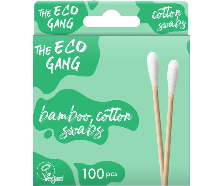 Bastoncillos oídos 100 ud The Eco Gang