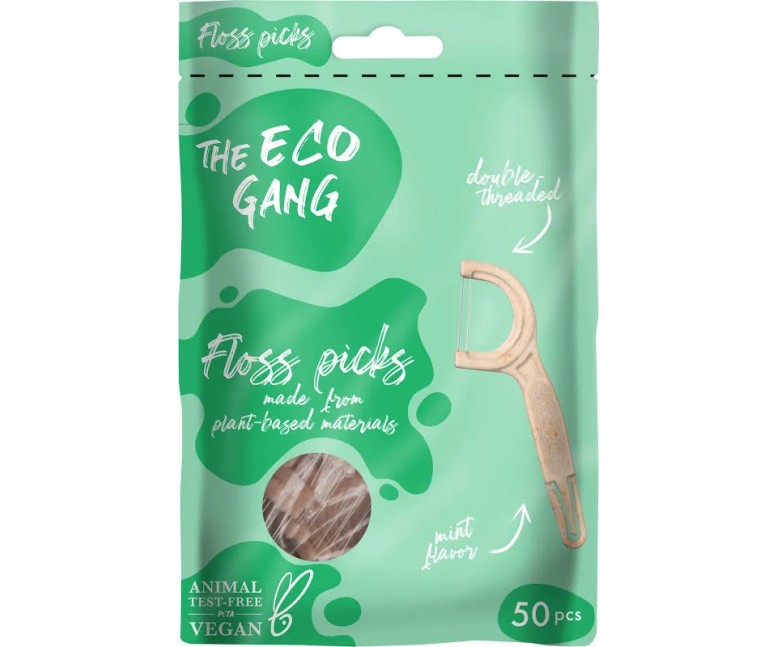 Floss pick menta 50 ud The Eco Gang