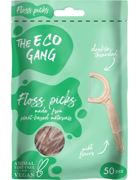Floss pick menta 50 ud The Eco Gang