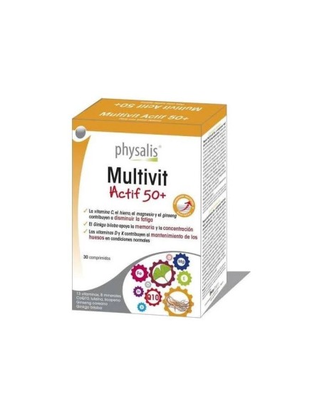 Multivit Actif 30 comp Physalis