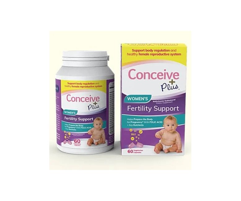 Conceive plus apoyo fertilidad femenina 60 cap Sasmar