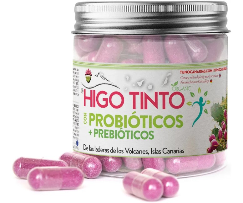 Higo tinto probióticos y prebióticos 90 cap Tuno Canario