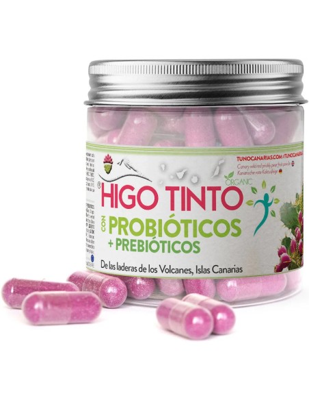 Higo tinto probióticos y prebióticos 90 cap Tuno Canario