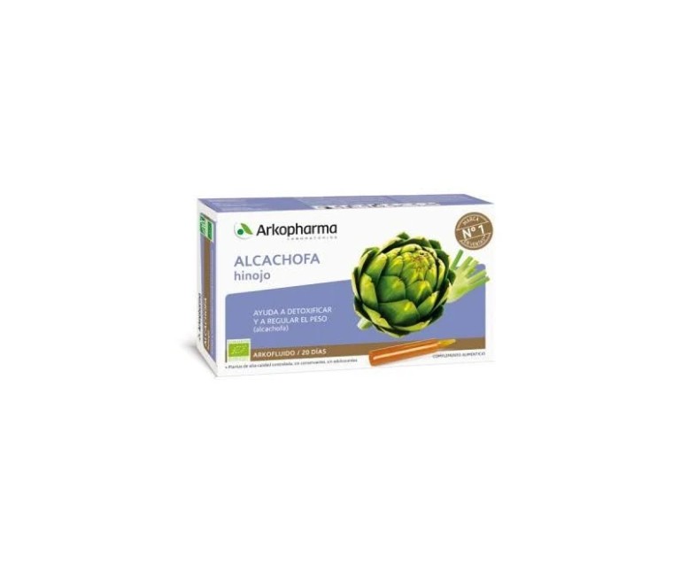 Arkofluido alcachofa+hinojo bio 20 amp Arkopharma