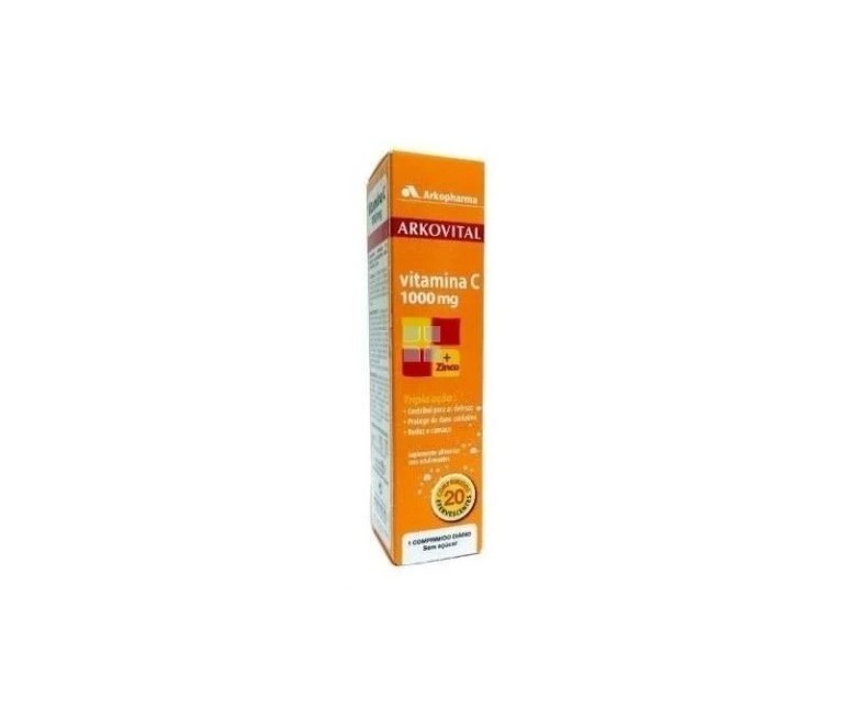 Arkovital vitamina c efervescentes 20 tab - 1000 mg Arkopharma