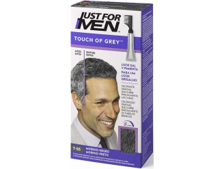 Just for men touch of grey tono moreno negro t55