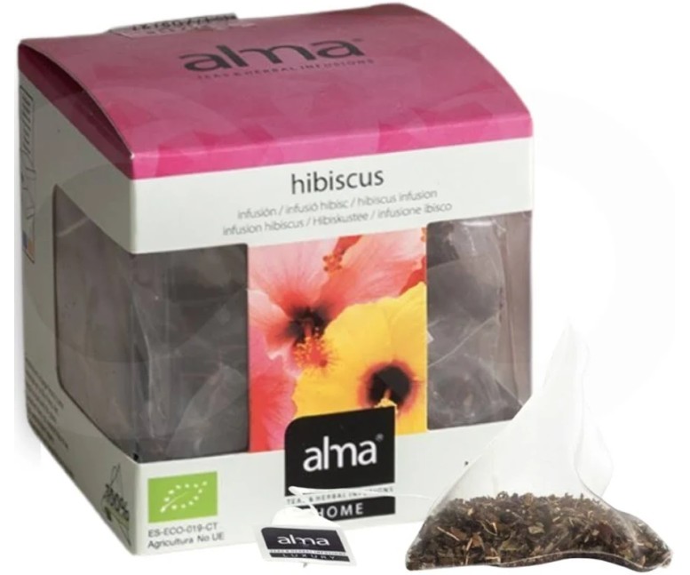 Hibiscus infusion ecológica vegan 15 tab Alma Home