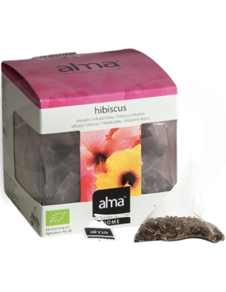 Hibiscus infusion ecológica vegan 15 tab Alma Home
