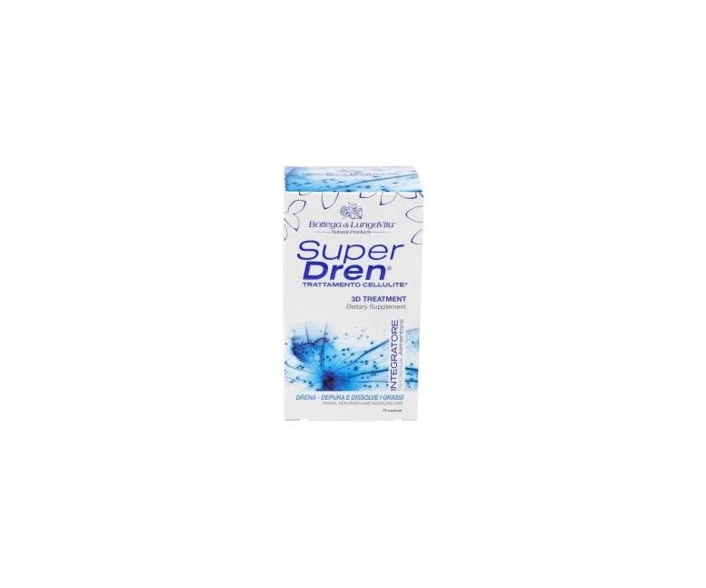 Super dren cápsulas anticelulíticas 75 cap Bottega di Lungavita