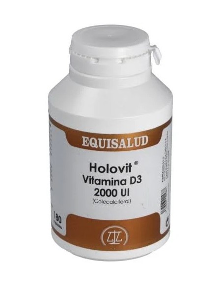 Holovit vit. d3 (colecalciferol) 180 cap - 2000 ui Equisalud
