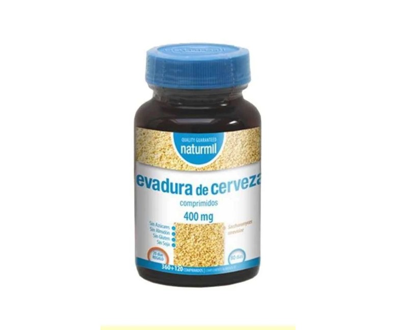 Levadura de cerveza 180 tab - 400 mg Dietmed