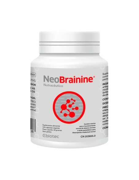 Neobrainine función cognitiva 100 cápsulas Ebiotec