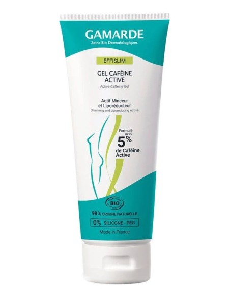 Gel cafeína activa silueta bio 200 ml Gamarde