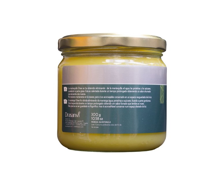 Mantequilla Ghee Bio Keto 300 g Drasanvi