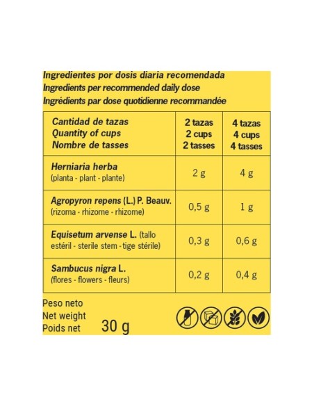 Herbensurina 40 bolsitas infusoras Deiters