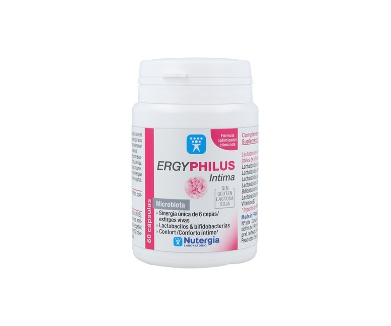 Ergyphilus intima flora vaginal y urinaria 60 cápsulas Nutergia