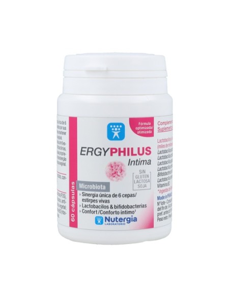 Ergyphilus intima flora vaginal y urinaria 60 cápsulas Nutergia