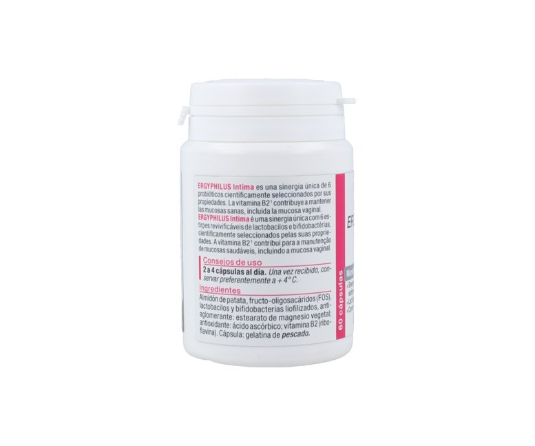 Ergyphilus intima flora vaginal y urinaria 60 cápsulas Nutergia