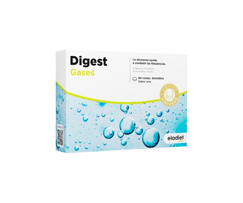 Digest Gases 60 comprimidos de 400mg (Anís) Eladiet