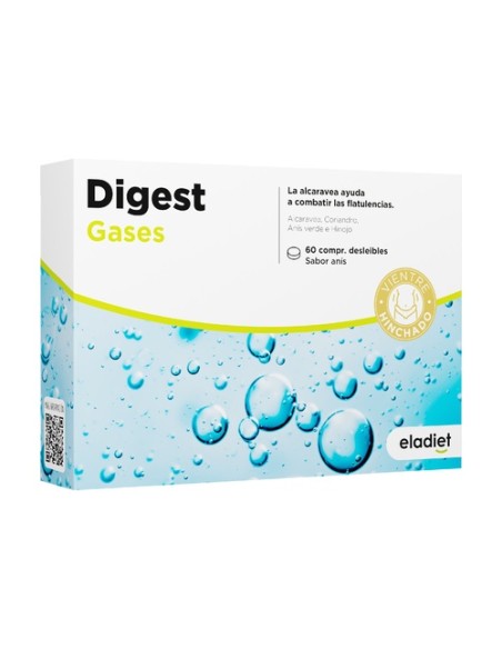 Digest Gases 60 comprimidos de 400mg (Anís) Eladiet