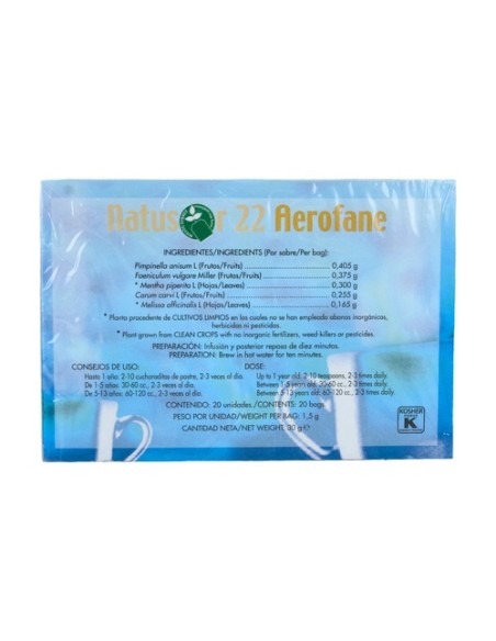 Natusor Infusiones 22 Aerofane 20 bolsitas infusoras Soria Natural