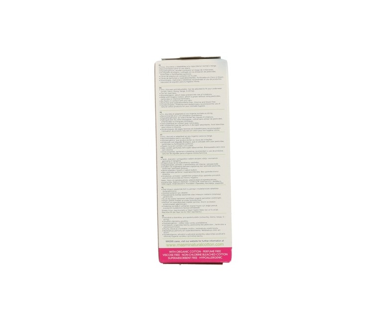 Protegeslip Adaptables Flex 24 unidades Masmi Natural Cotton
