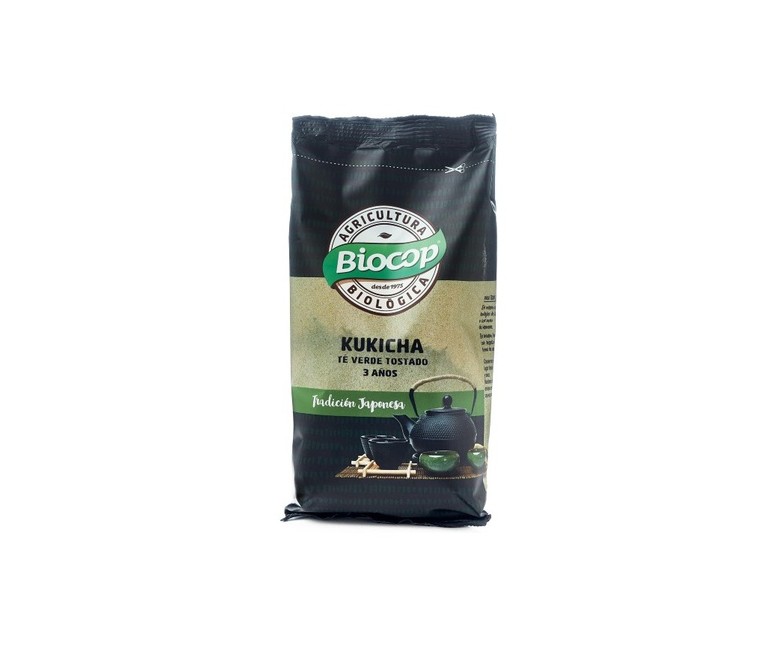 Té verde tostado Kukicha 3 años 75 g Biocop
