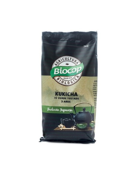 Té verde tostado Kukicha 3 años 75 g Biocop