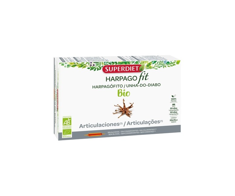 Harpagofit Bio 20 ampollas de 15ml Superdiet