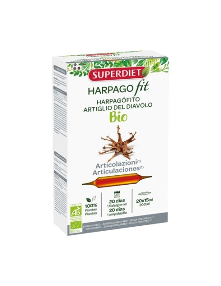 Harpagofit Bio 20 ampollas de 15ml Superdiet