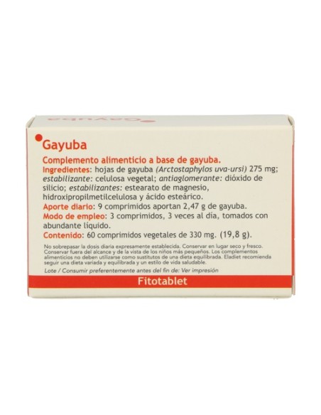 Gayuba 60 comprimidos Eladiet