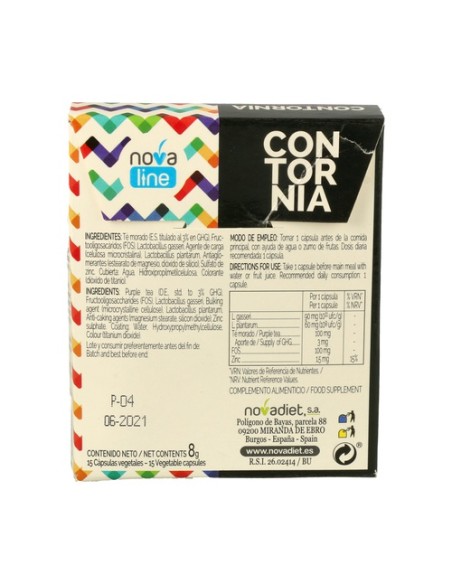 Contornia 15 cápsulas Nova Diet