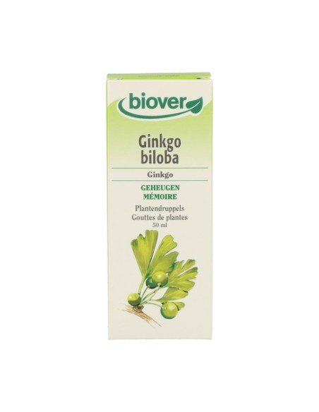 Ginkgo Biloba Bio 50 ml de aceite esencial Biover