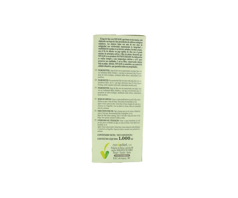 Jugo de Aloe Vera Novaloe 1 L Nova Diet