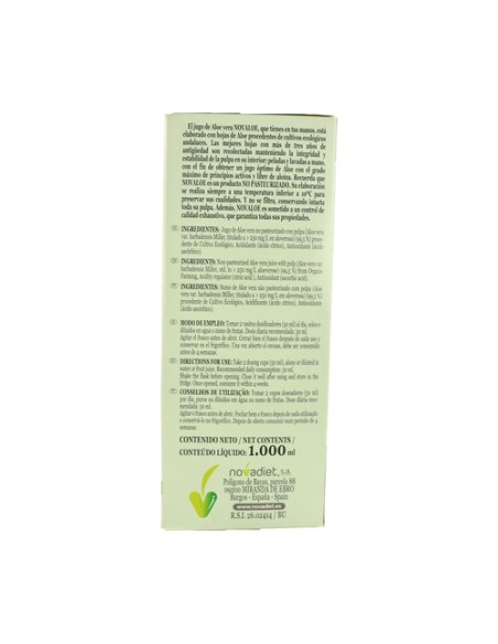 Jugo de Aloe Vera Novaloe 1 L Nova Diet