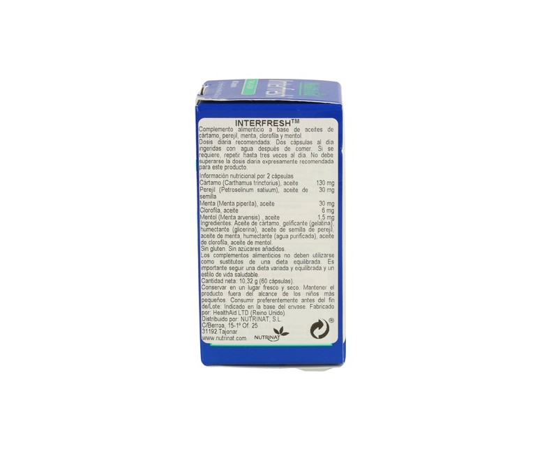 Interfresh 60 cápsulas Health Aid