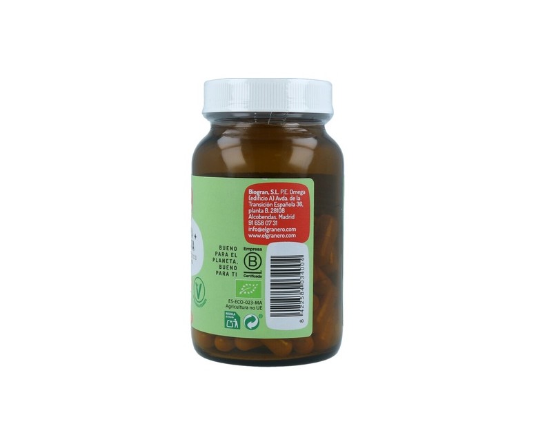 Cúrcuma y pimienta Bio 60 cápsulas (440mg) El Granero Integral