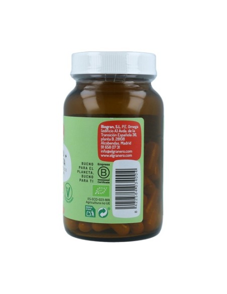 Cúrcuma y pimienta Bio 60 cápsulas (440mg) El Granero Integral