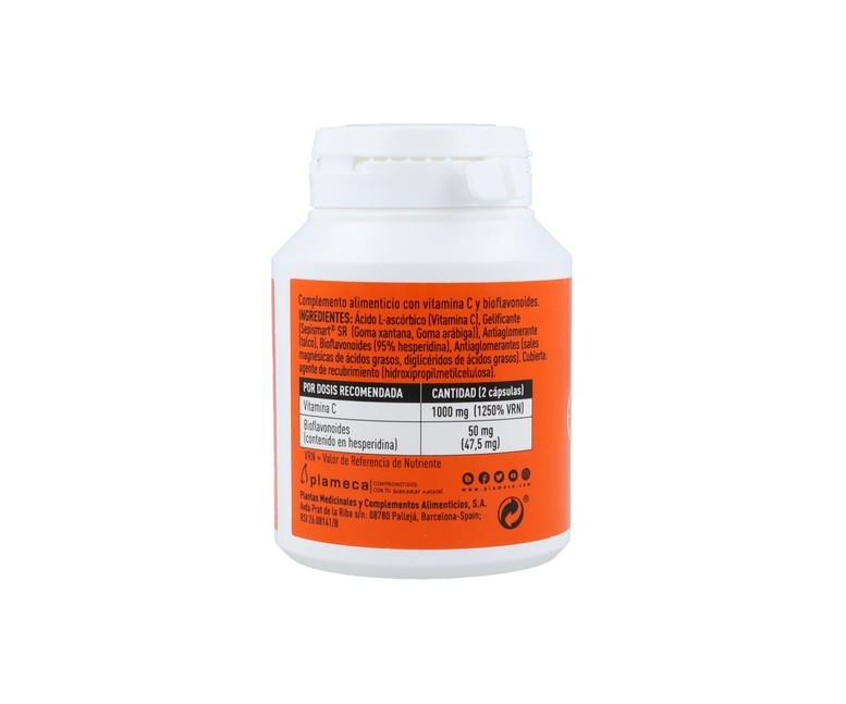 Vitamina C 120 cápsulas Plameca