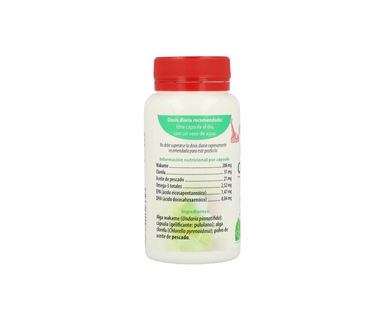Wakame Clorela 60 cápsulas MGD