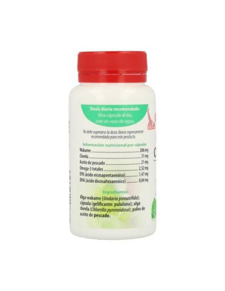 Wakame Clorela 60 cápsulas MGD