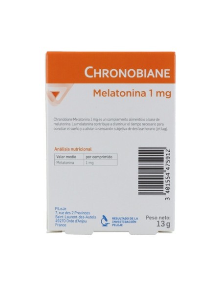 Chronobiane Melatonina 30 comprimidos Pileje