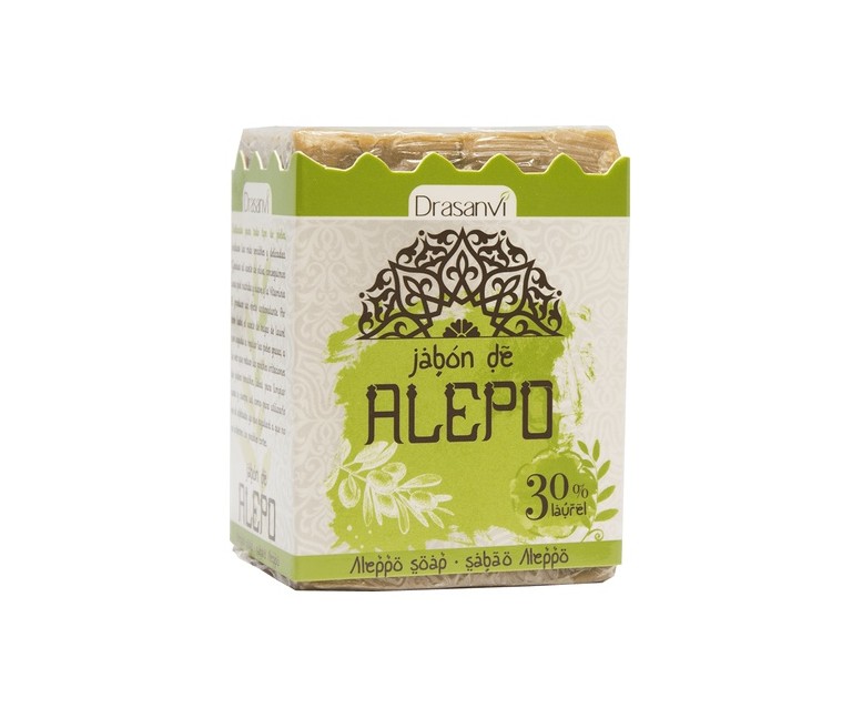 Jabón alepo 30% laurel 1 unidad de 200g Drasanvi