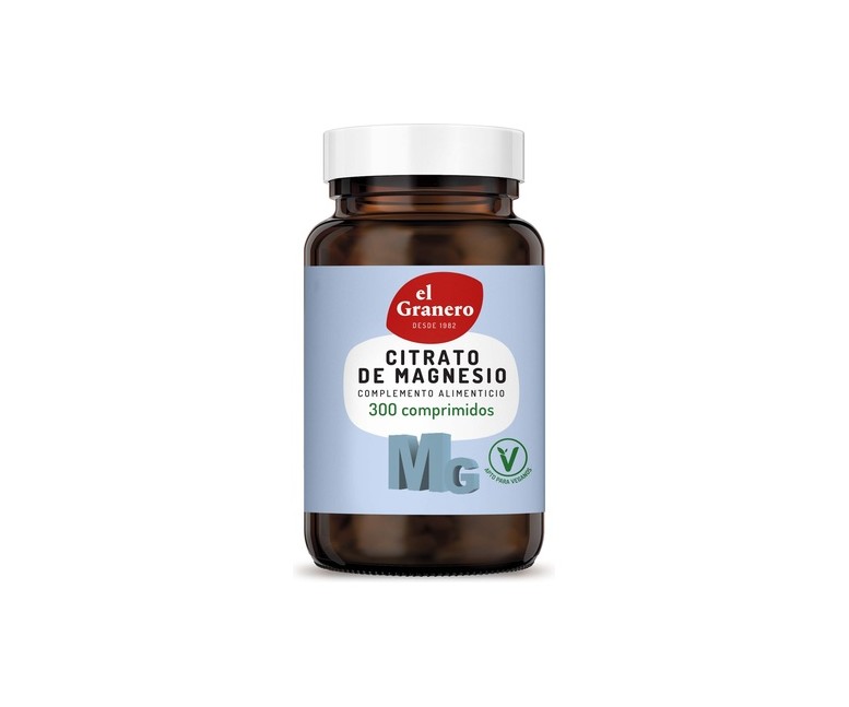 MG 500 Citrato de Magnesio 300 comprimidos de 760mg El Granero Integral