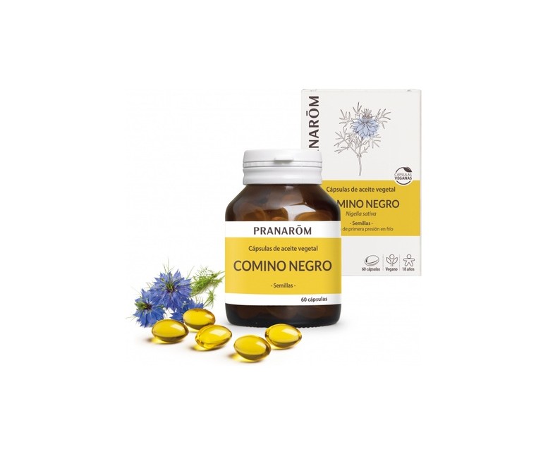 Cápsulas de Aceite Vegetal de Comino Negro 60 cápsulas Pranarom